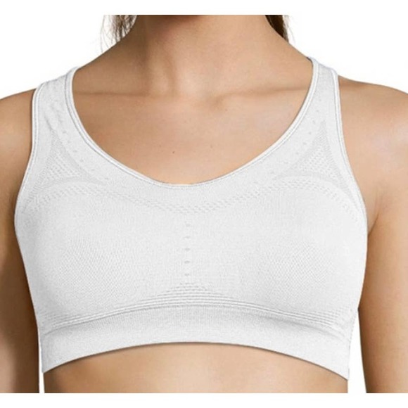 Hanes Racer Back Sports Bra- Size Large - Picture 1 of 3